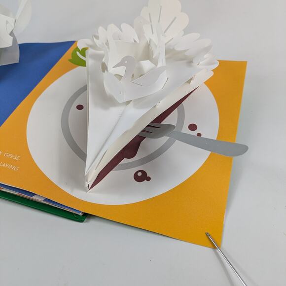 The 12 Days of Christmas : A Pop-Up Celebration 1996 Papercraft Tradition Story - Picture 8 of 12